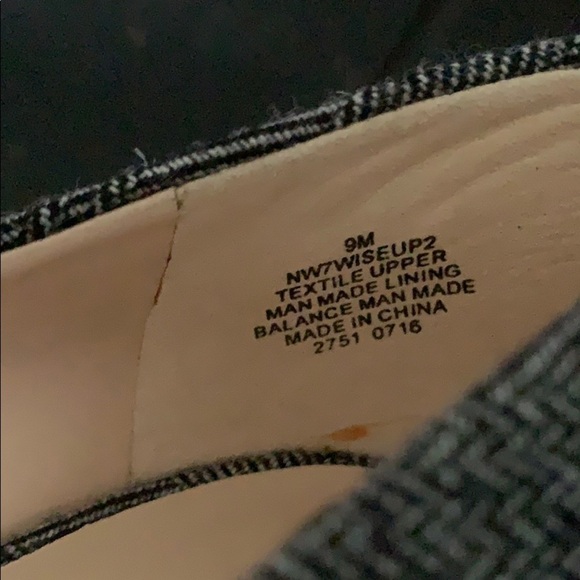 NWOB NINE WEST Wise Up 2 Herringbone Textile Heels - Picture 8 of 14